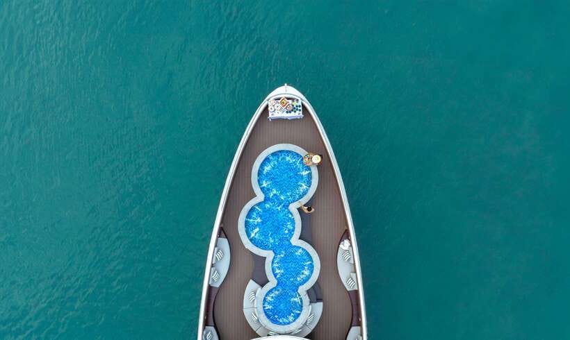 1Day 5 Stars Cruise:Swimming,Hiking & Kayaking, - The return cruise and sunset tea