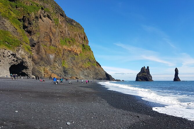 2-Day South Coast w/Glacier Hike & Jokulsarlon - Small Group Tour - Reynisfjara: black sand and powerful waves
