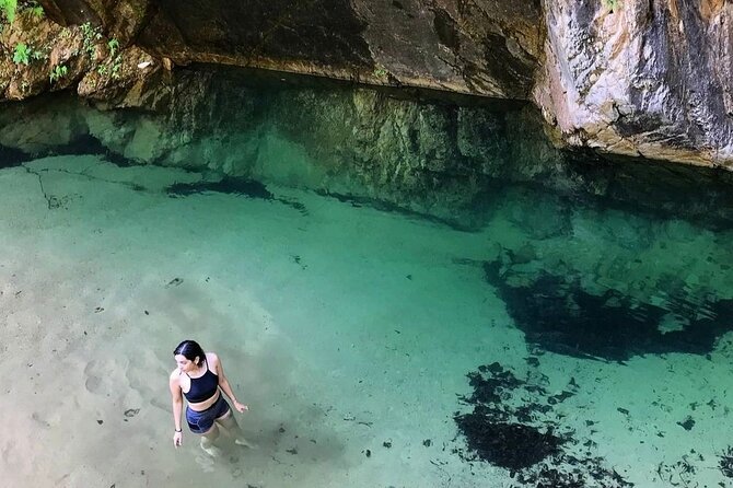 4-Hour Jungle Hike and Waterfall Swim - The first waterfall, fish, and a cold natural pool
