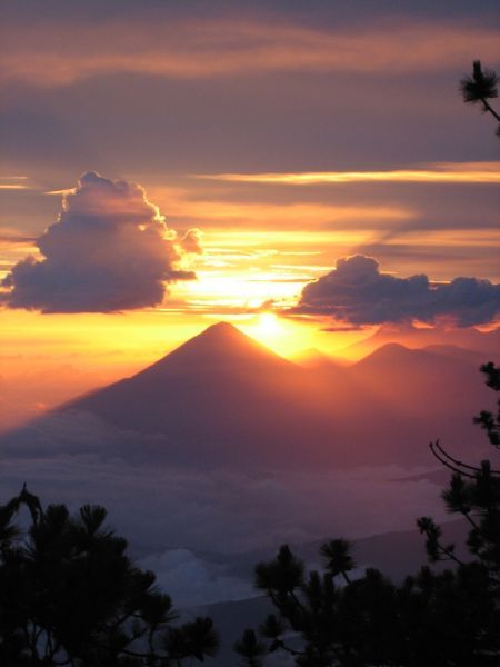 Acatenango Volcano 2-Day Hike - Watching Fuego from the mountainside