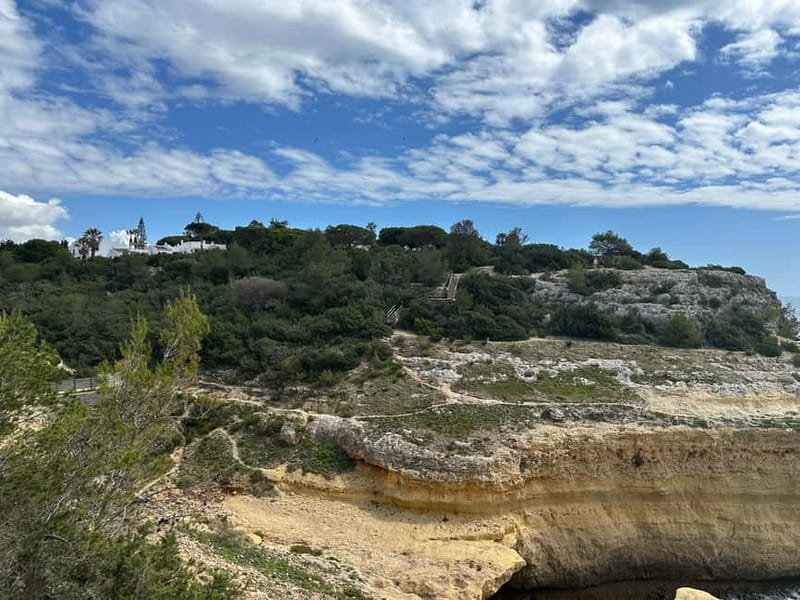 Algarve: 7 Seven Hanging Valley Hike Tour- Photos & Transfer - Seeing Benagil Beach and the famous cave from above