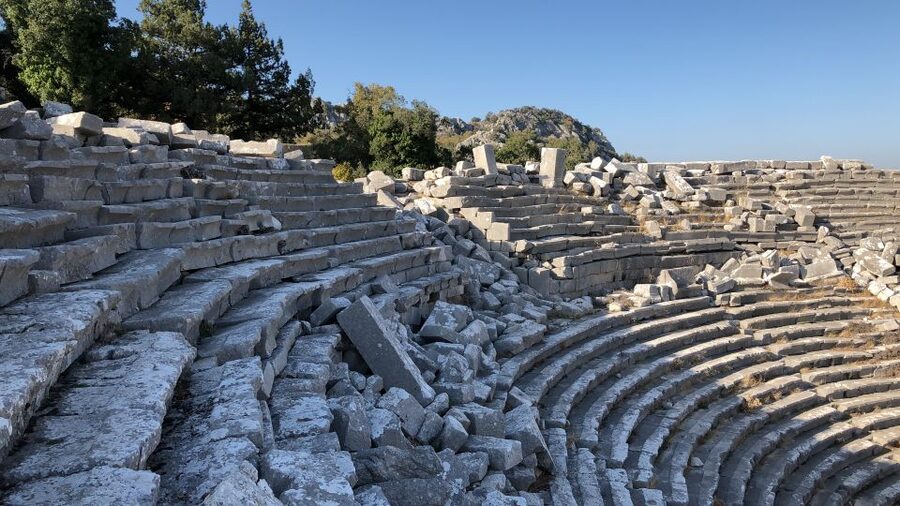 Antalya: Hiking in Termessos Ancient City - The theater, Termessos’s great reward
