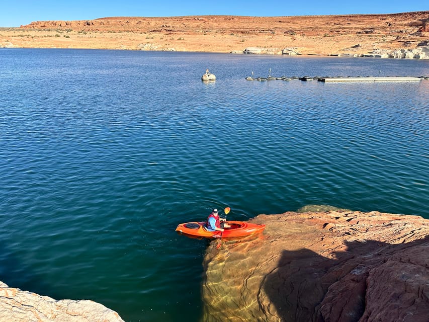 Antelope Canyon Lake Powell: Guided Kayaking & Hike Tour - Paddling from Antelope Point into the canyon