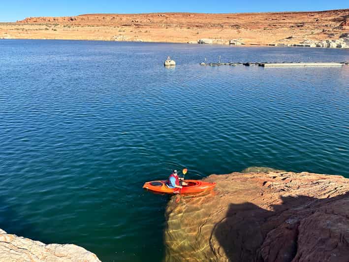 Antelope Canyon Lake Powell: Guided Kayaking & Hike Tour - Walking through the slot canyon