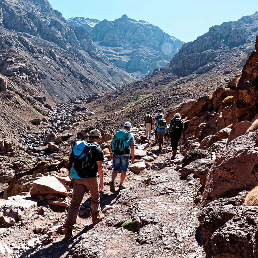 Atlas Mountains: Tedli Summit Day Hike from Marrakech - Lunch above the valley with Toubkal in view