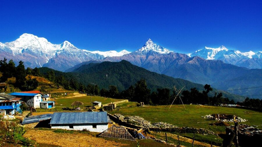 Australian Base Camp Hike For Sunrise over the Himalayas - The early drive from Pokhara to Kande