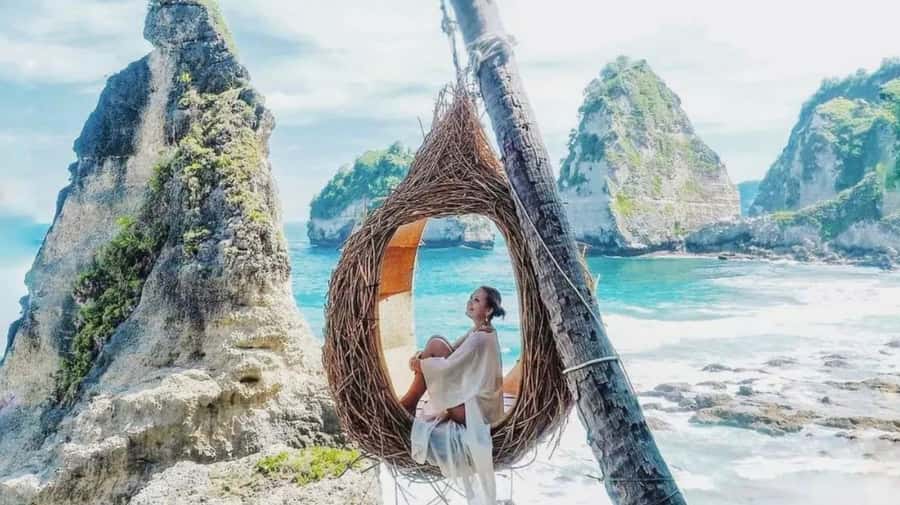 Bali/Nusa Penida: Island Beach Highlights Swim & Hike Tour - Kelingking Beach and the famous cliff view