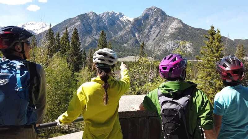 Banff: Bow River E-Bike Tour and Sundance Canyon Hike - From the bike path to the Sundance Canyon trailhead
