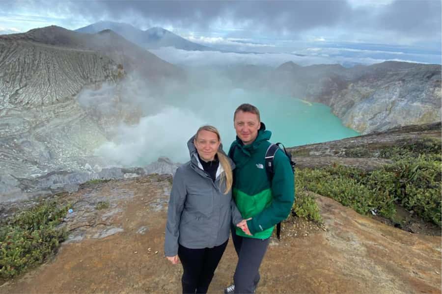 Banyuwangi: Mt. Ijen Sunrise Hike with Pickup & Health Check - Sunrise over Java’s largest acid lake