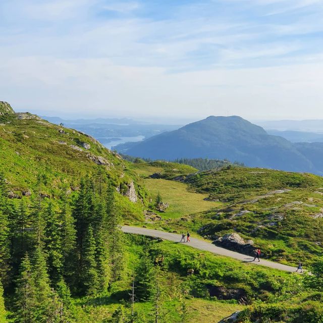 Bergen: Guided mountain hike on top of Bergen - Viewpoints, lakes, and the value of going slowly