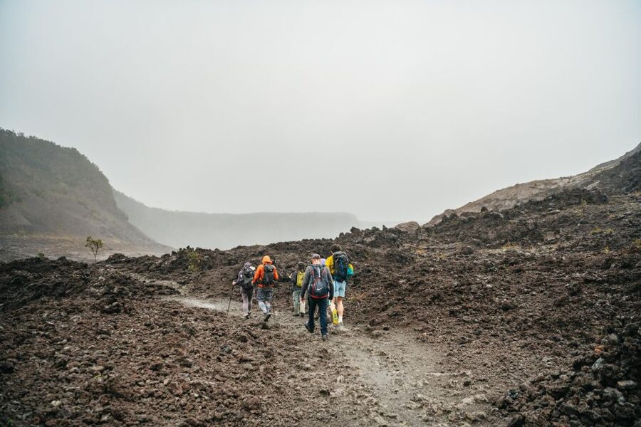 Big Island: Hawai'i Volcanoes National Park Guided Hike - Looking across the Kilauea Iki lava lake