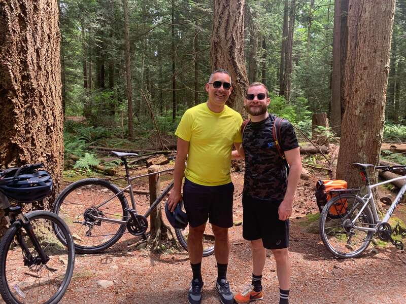 Bike and Hike Vancouver - Pickup makes the morning easier