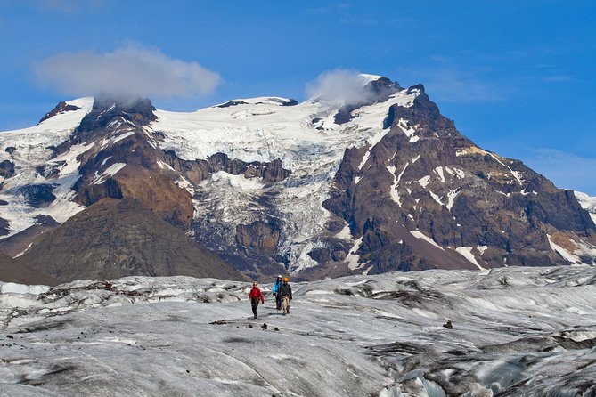 Blue Ice Discovery – Guided Glacier Hike from Skaftafell - Reaching Falljökull from the Skaftafell base camp