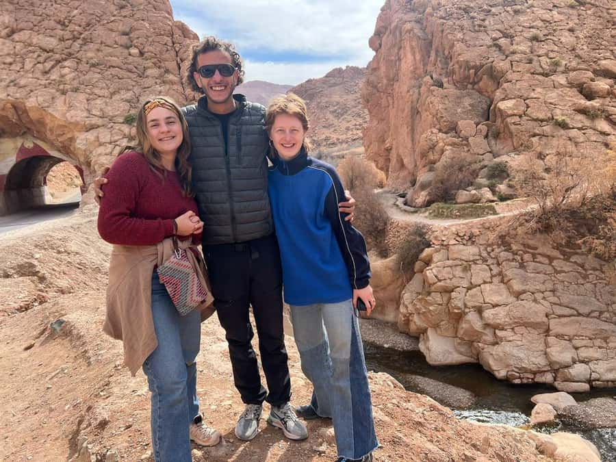 Boumalne Dades: Dades Gorge & Monkey Fingers Canyon Hike - Along the Dades River, farming explains the valley