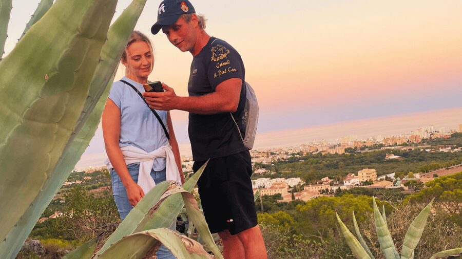 Cala Millor: "Cavemen", cave on a mountain,fun game and hike - Through the cactus forest and up the mountain