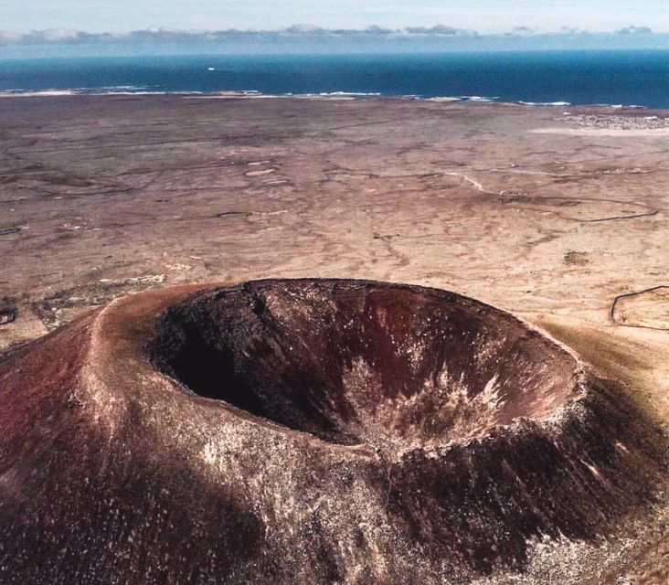 Caleta de Fuste/Corralejo: Guided E-Bike Tour & Crater Hike - The Calderon Hondo crater hike