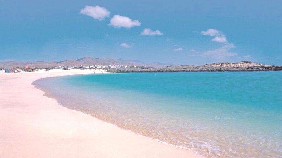 Caleta de Fuste/Corralejo: Guided E-Bike Tour & Crater Hike - Dry riverbeds and the ride to El Cotillo