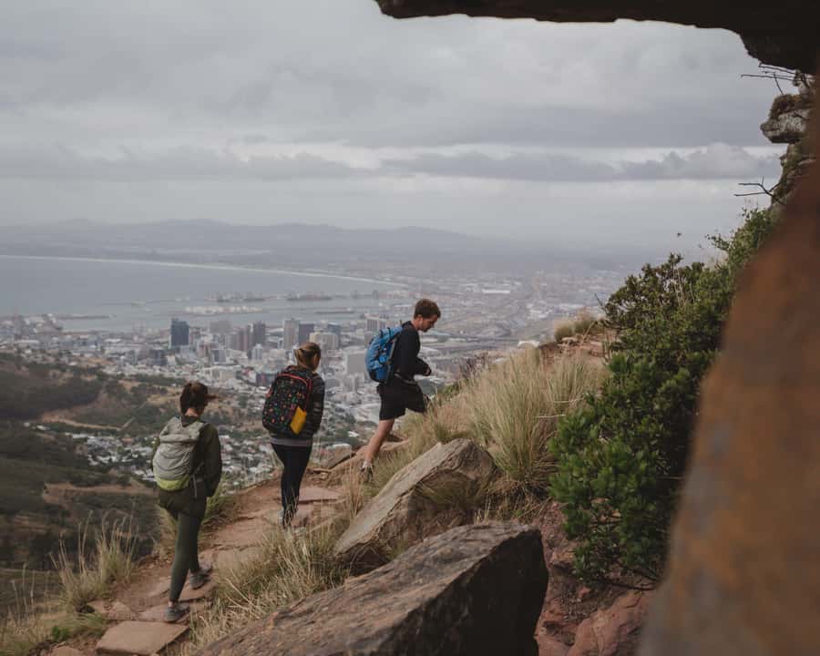 Cape Town: Lion's Head Hiking Experience - The jeep track and the first views