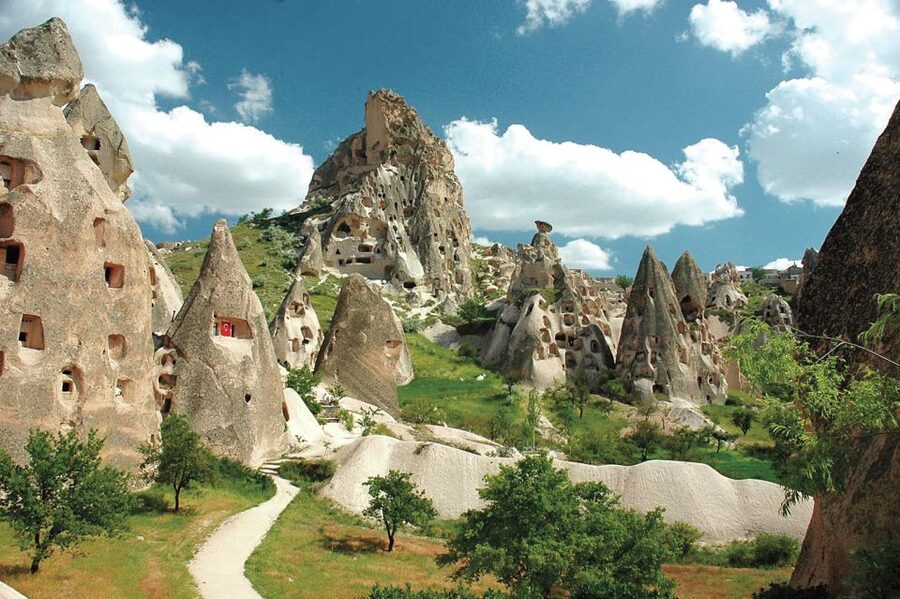 Cappadocia: Hiking & Undergroud City Tour - Cavusin and its former Greek homes