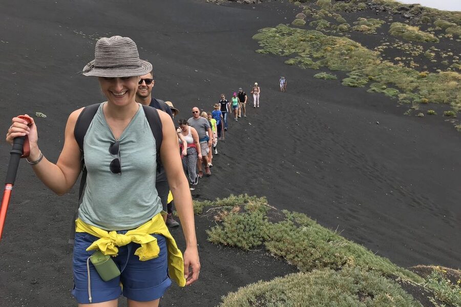 Catania: Mount Etna Adventurous Hiking Tour with Equipment - Valle del Bove and the high point of the day