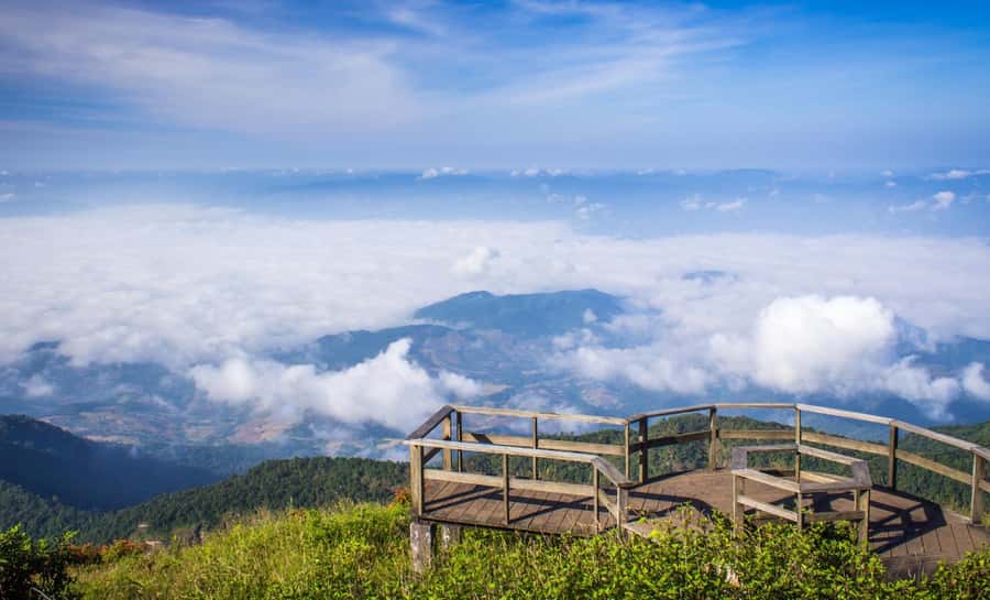 Chiang Mai: Kew Mae Pan Nature Trail & Doi Inthanon Day Trip - Doi Inthanon’s summit and mountain views