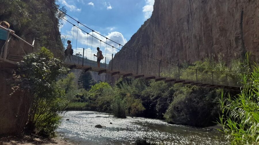Chulilla: Hanging Bridges & Canyon Private Hiking Day Tour - Walking through the canyon without retracing every step