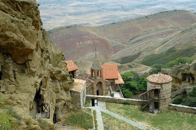 David Gareji and Real Rainbow Mountains Off-Road adventure + hike - Natlismtsemeli, a remote monastery with cave churches