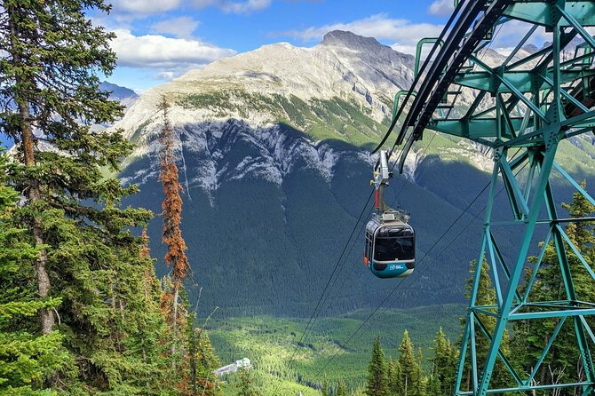 Day Tour to Banff Gondola Johnston Canyon Hiking Cave Basin - Banff Gondola: big views with an extra ticket