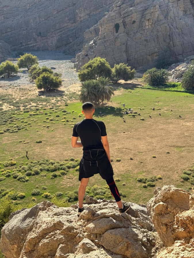 Dubai: Moderate hiking trip to Jebel Jais Hidden Oasis trail - The first 2.5 hours on the mountain