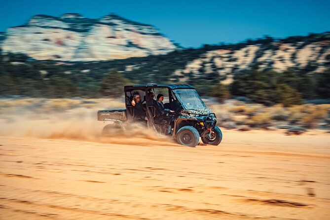 East Zion Crimson Canyon Hike & UTV Adventure - The UTV ride from Orderville