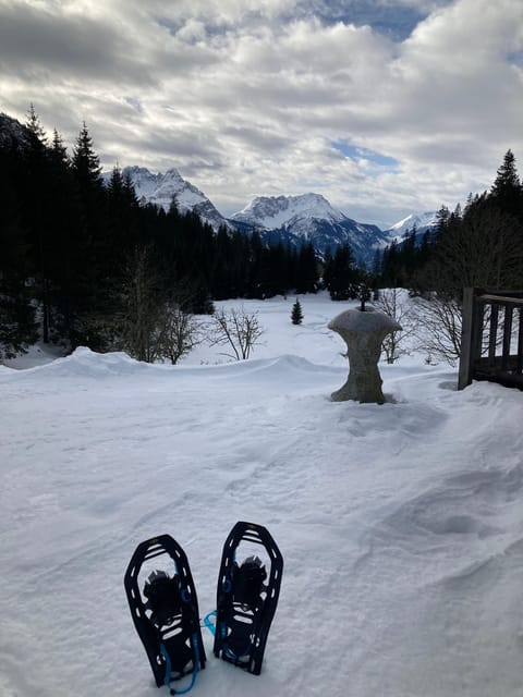 Ehrwald: Zugspitze Snowshoe Hiking Tour with Mountain Views - Getting comfortable on snowshoes