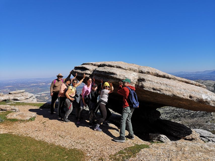 El Torcal de Antequera Hike with Transfer - Leaving Antequera in a vintage blue van