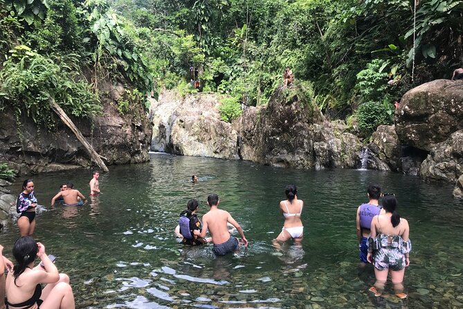 El Yunque Hike Adventure to Las Tinajas Waterfall from Fajardo - Finishing at Luquillo Beach