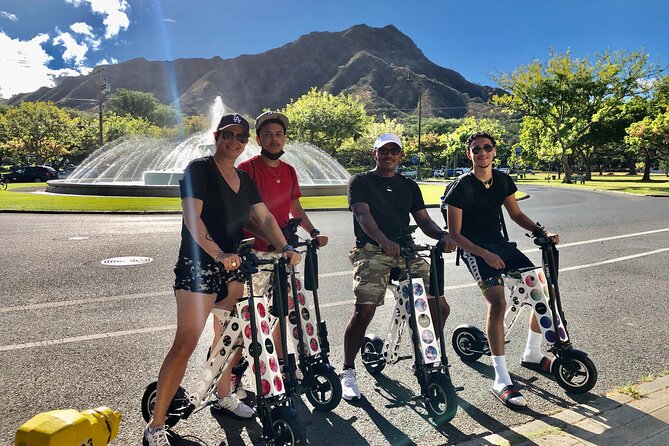 Electric Bike Ride & Diamond Head Hike Tour - The ride toward Diamond Head