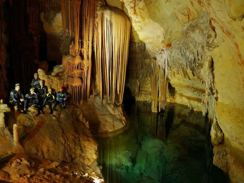 Estany d'en Mas: Coastal Hike, Abseil & Sea Cave Exploration - Rappelling 20 meters to the cave