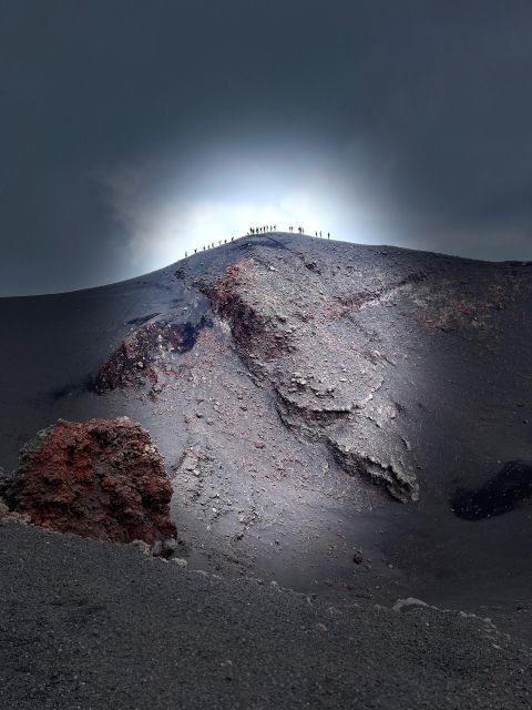 Etna: Summit Area Guided Hike from Cable Car Station - Inside the lava tunnel
