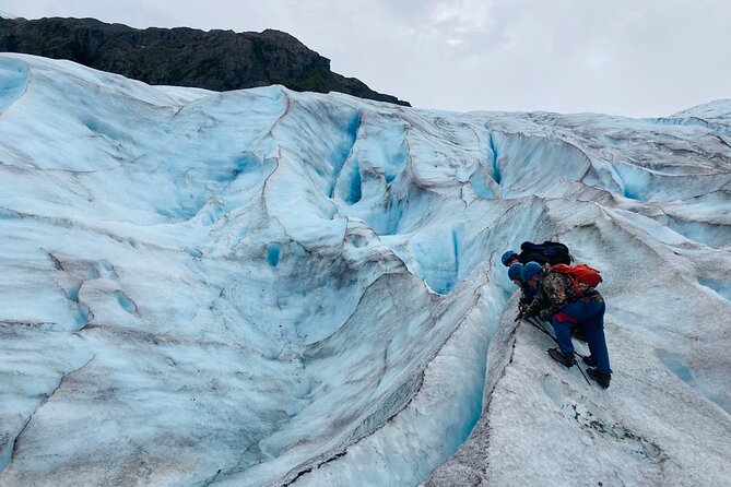 Exit Glacier Ice Hiking Adventure from Seward - The uphill approach to Exit Glacier