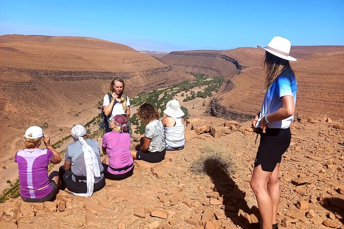 Fint Oasis Private Day Hike - Following the Wadi Between the Mountains