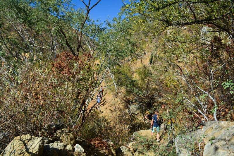 Fox Canyon: Day Hike - The 15-minute walk down to the waterfall