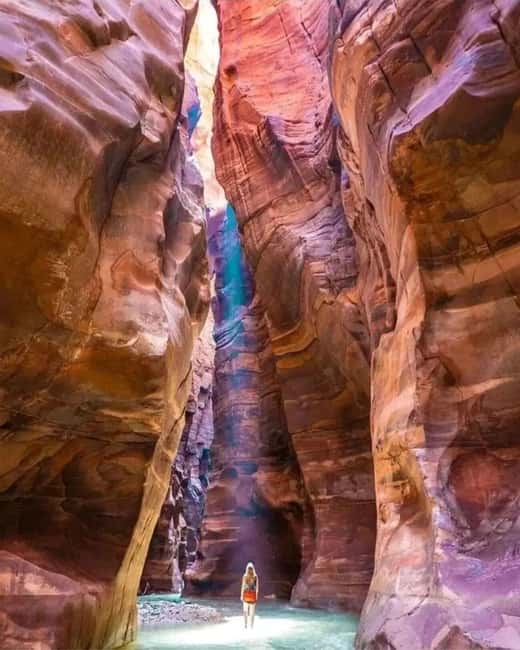 From Amman or Madaba: Wadi Mujib Hiking Tour - The free salt beach at 4:00 PM