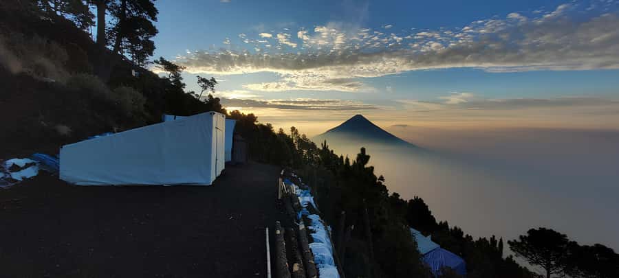 From Antigua: Adventure, 2-Day Hiking to Acatenango Volcano - Base camp, cold air, and Fuego after dark