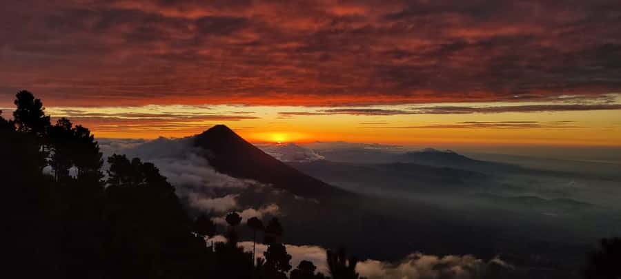From Antigua: Adventure, 2-Day Hiking to Acatenango Volcano - The descent to the bus