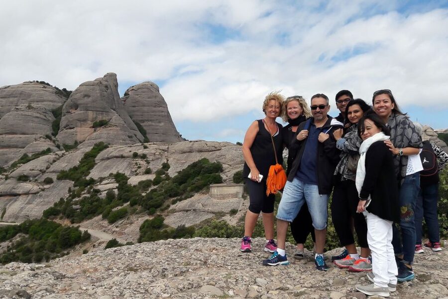 From Barcelona: Montserrat Monastery, Easy Hike, Cable Car - Walking Through Montserrat National Park