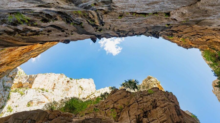 From Cala Gonone: Gorropu hiking with lunch - Inside the gorge, where the terrain gets serious