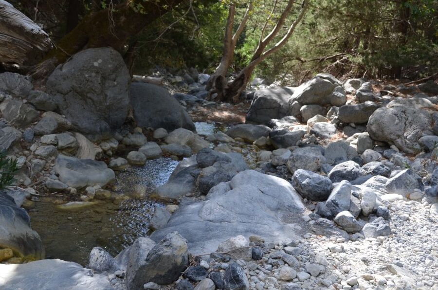 From Chania: Samaria Gorge Hike with Local Mountain Guide - Reaching Agia Roumeli after five hours on foot