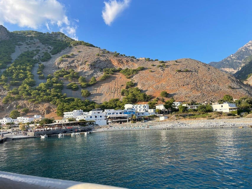 From Chania: Samaria Gorge with Professional Hiking Guide - The boat to Sougia and the ride home