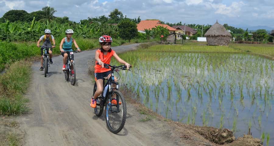 From Chiang Mai: Mae Taeng Valley Hike & Bike Day Trip - A 5-kilometer walk through orchards and hill paths