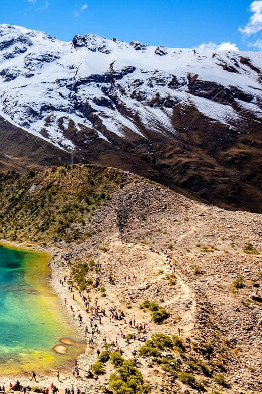 From Cusco: Hike to Humantay Lake one day With Meals - The 3-kilometer uphill walk