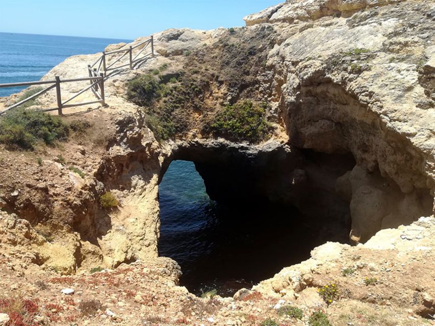 From Faro: Benagil Cliffs Hiking & 4 Treasures Experience - Algar Seco, Boneca Cave, and the Seven Hanging Valleys