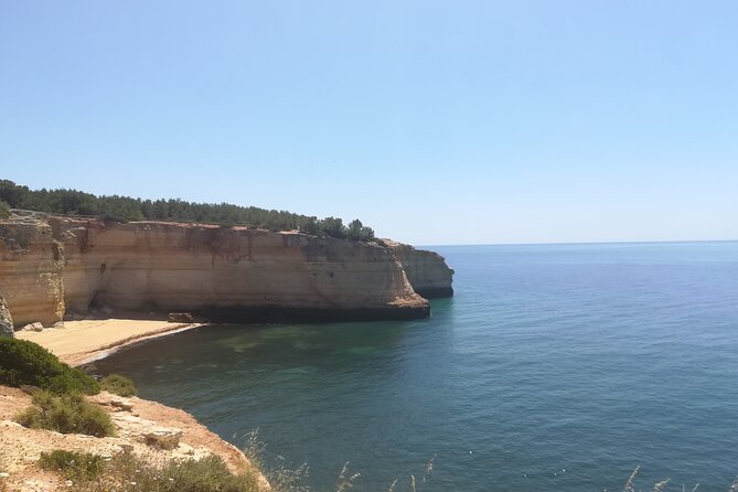 From Faro: Benagil Hiking Cliffs and the 4 Treasure Experience - Senhora da Rocha and Praia Nova beach time